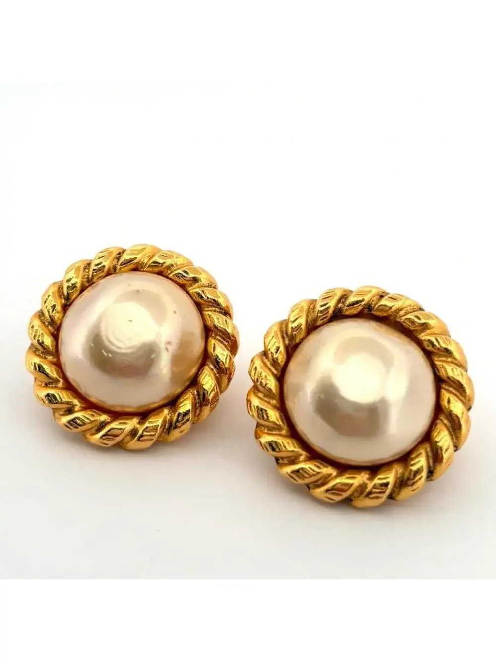 Chanel Vintage Earrings Pearl #234098C47B